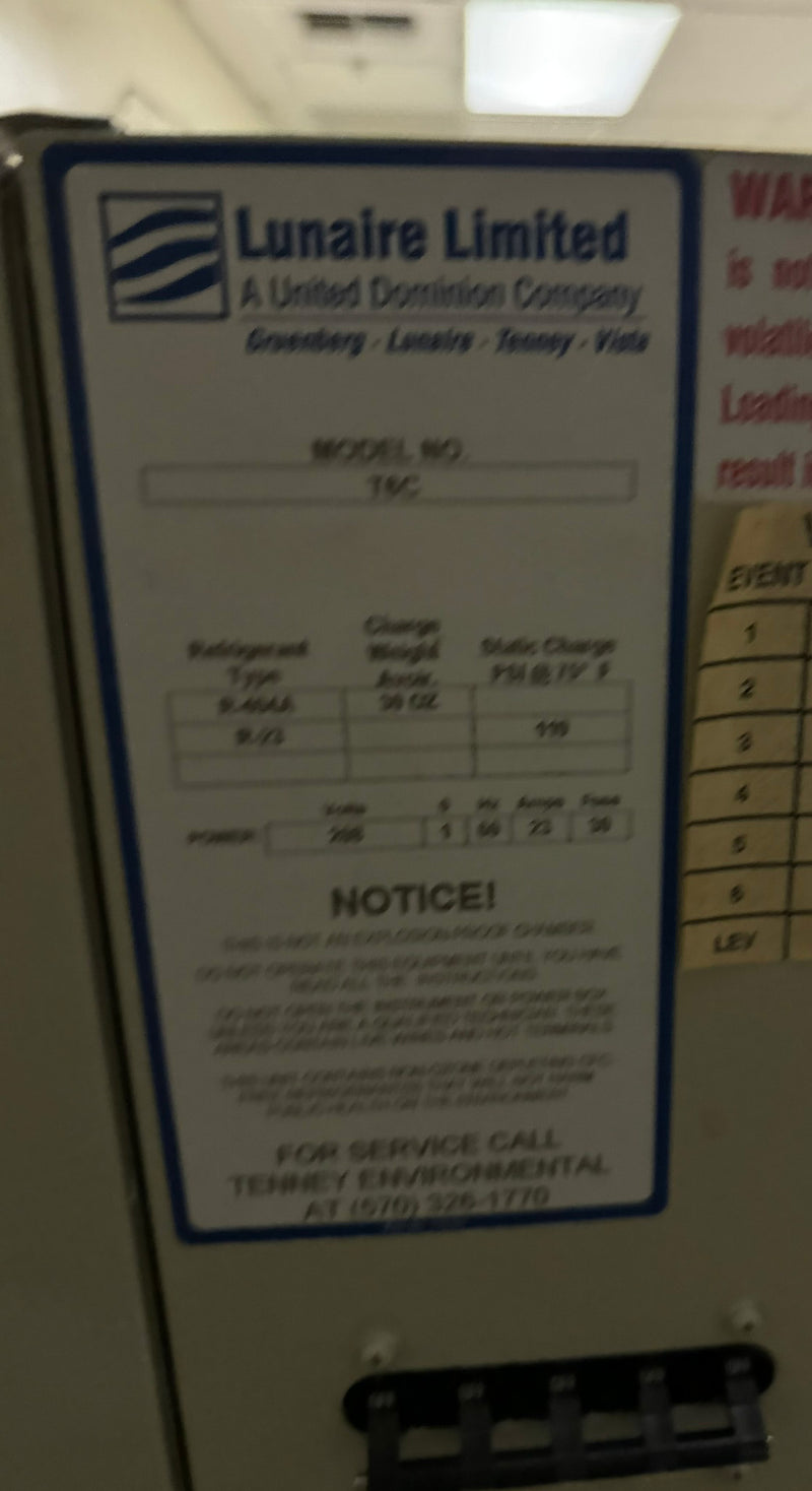 Tenney Lunaire T 6 C Chamber