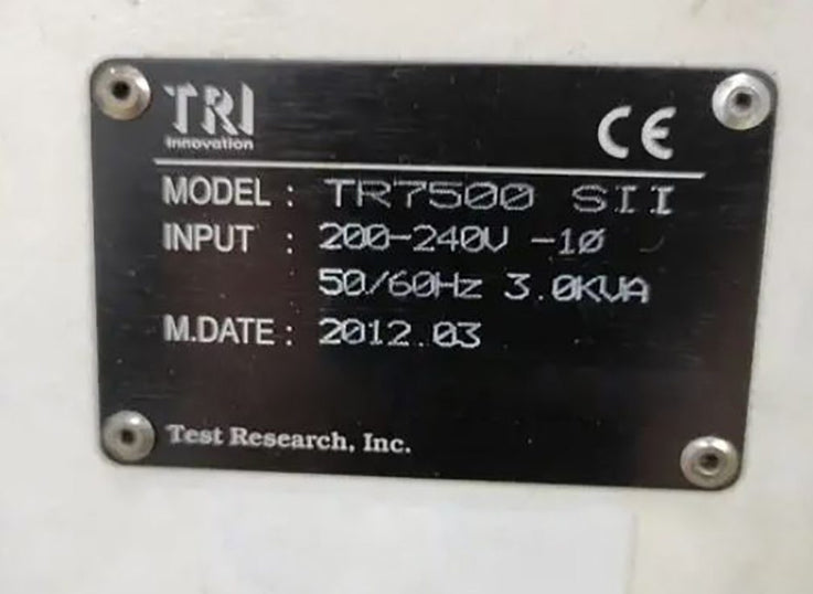 Test Research Inc (TRI) TR 7500 SII AOI (Automated Optical Inspection)