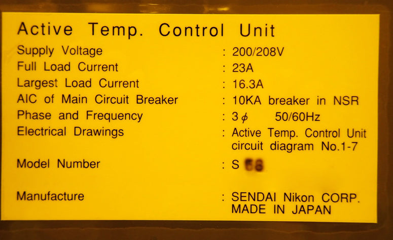 Nikon NSR S 207 D Stepper