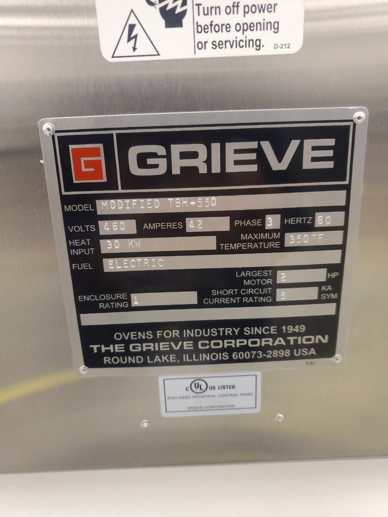 Grieve TBH 550 Oven