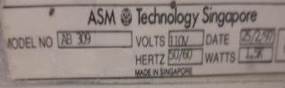 ASM AB 309 Gold Wire Bonder