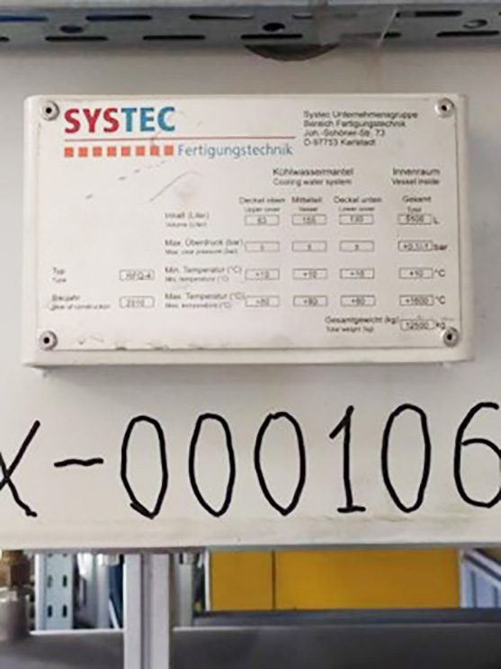 Systec VGF G 5 1 Furnace for Multi Crystalline Silicon Growth