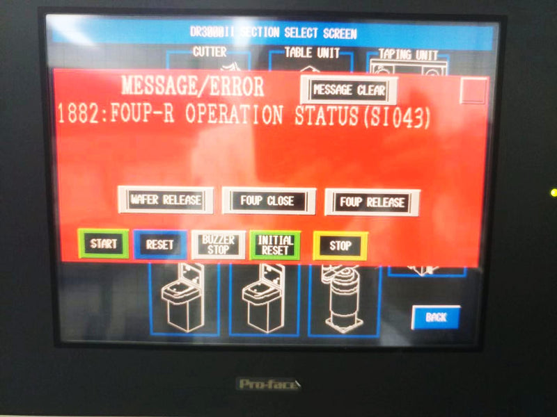 Nitto Denko DR 3000 II Wafer Taping Machine