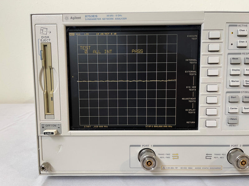 Agilent 8753 ES S Parameter Network Analyzer