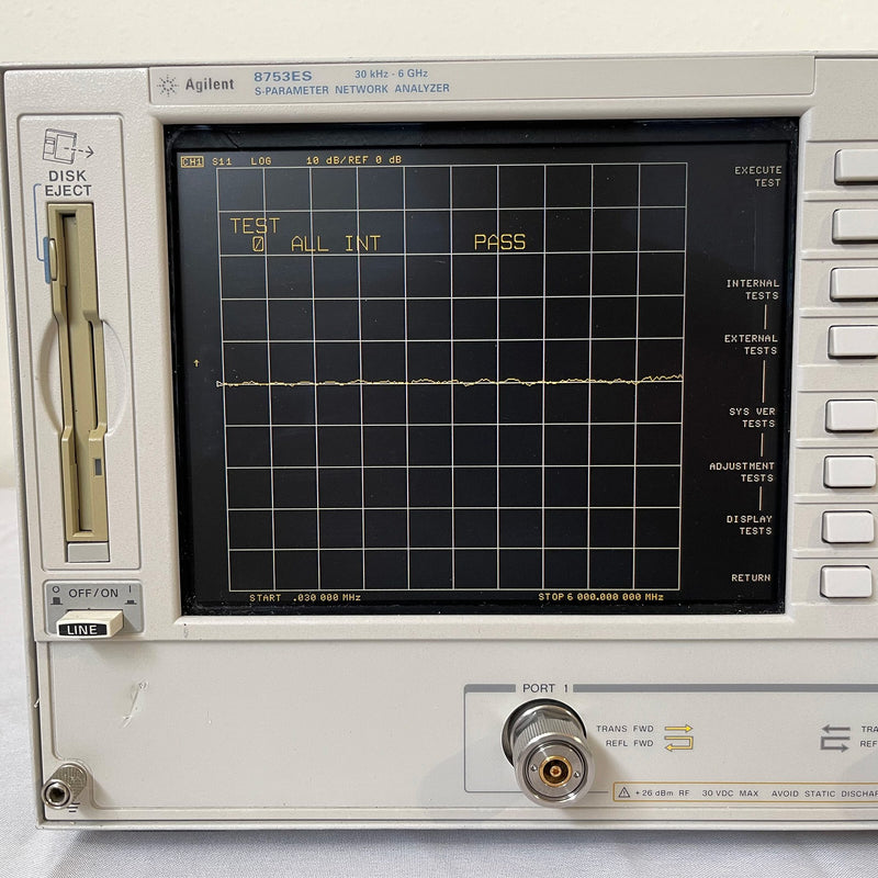 Agilent 8753 ES S Parameter Network Analyzer