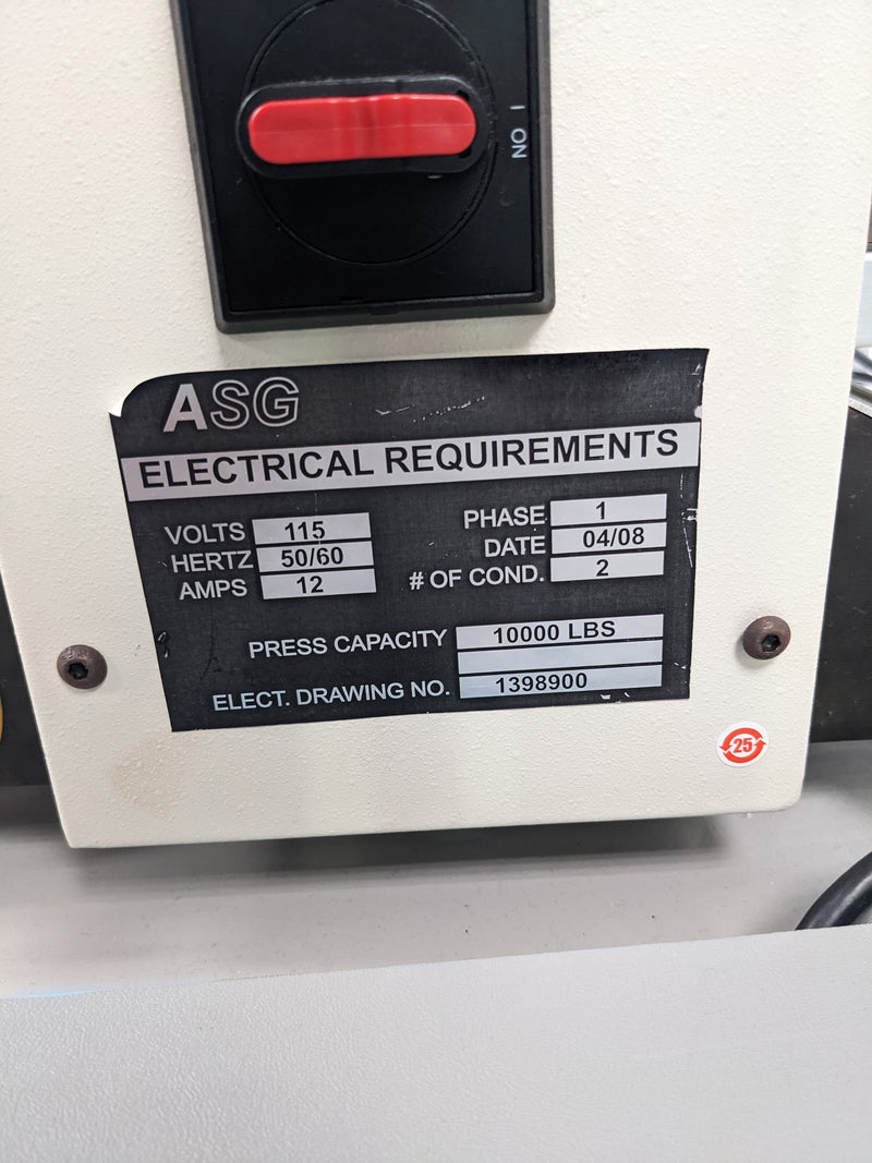 Tyco BMEP 5 T Benchtop Manual Press