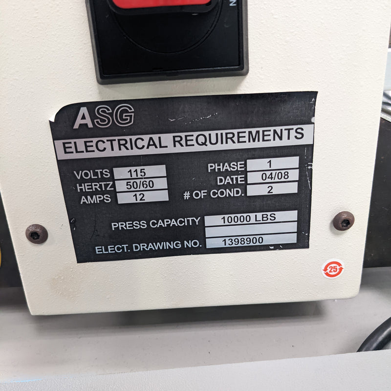 Tyco BMEP 5 T Benchtop Manual Press