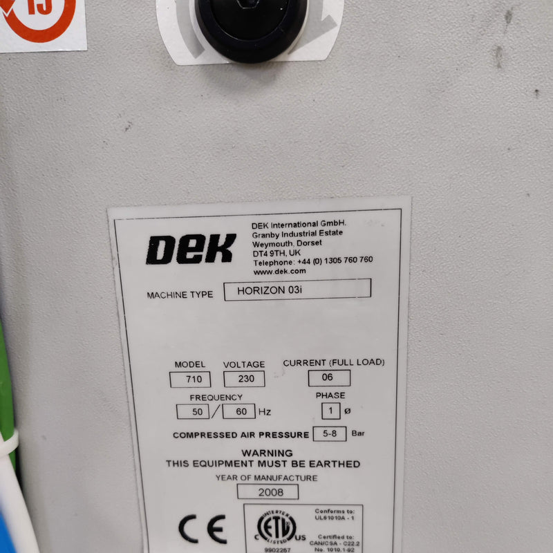 Dek Horizon 03 i Screen Printer