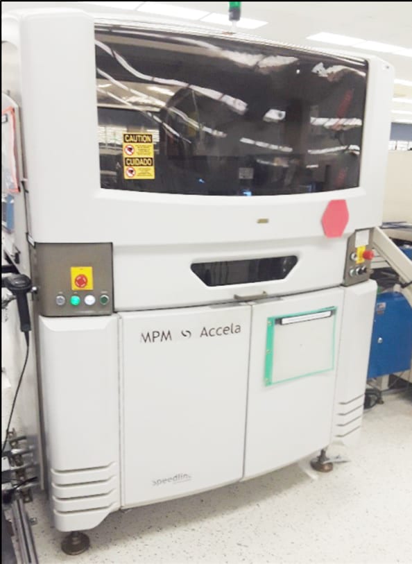 Speedline / MPM Accela Screen Printer