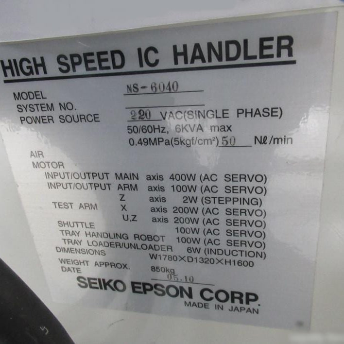 Seiko / Epson NS 6040 Handler