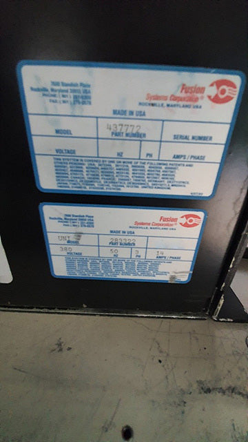 Axcelis 200 MCU Exposure System