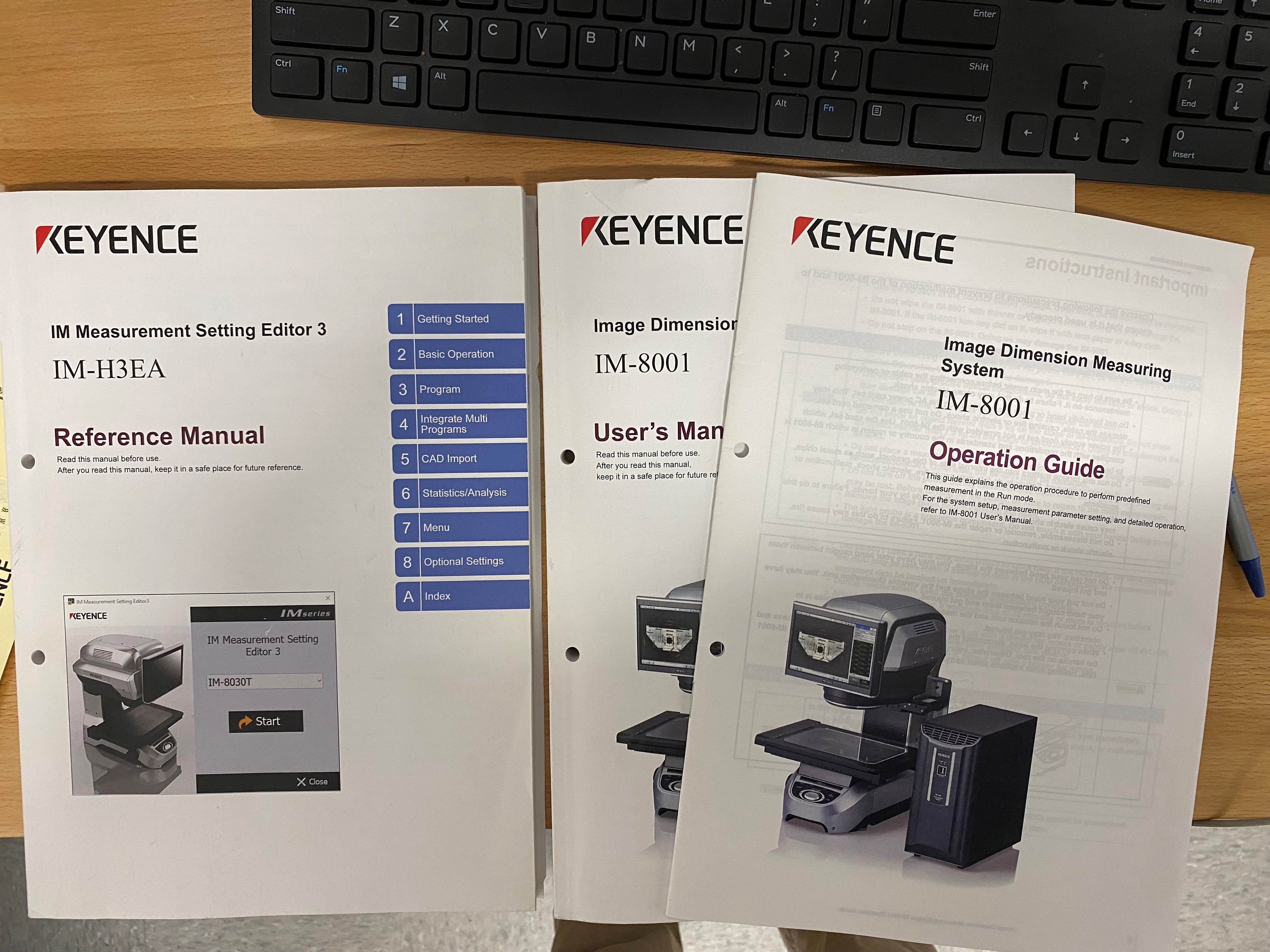 Keyence IM 8020 Image Dimension Measurement System – Bridge Tronic