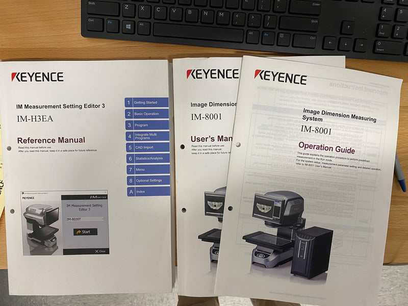 Keyence IM 8020 Image Dimension Measurement System