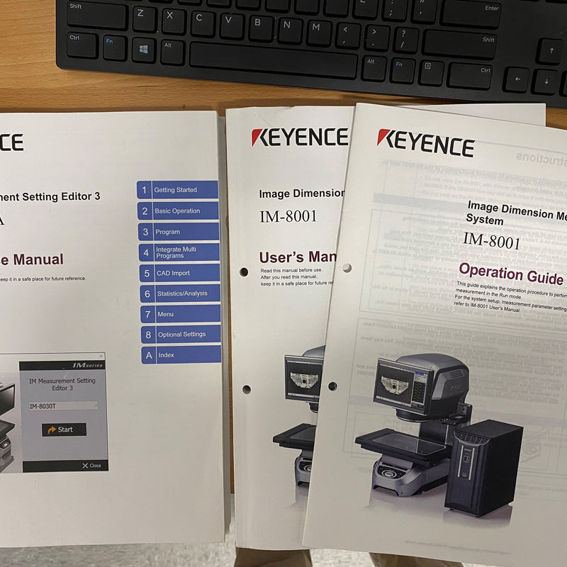 Keyence IM 8020 Image Dimension Measurement System