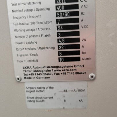 Ekra XL 45 Screen Printer