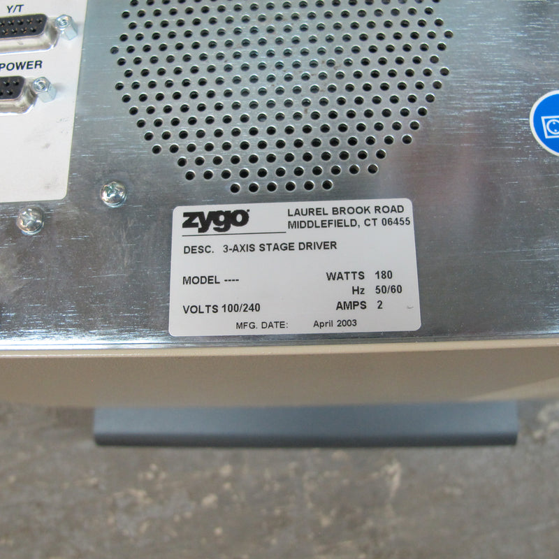 Zygo Newview 5000 3D Optical Profilometer