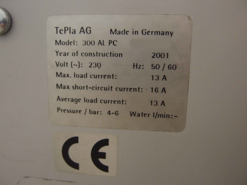Tepla 300 AL PC Autoload PC Plasma Processor