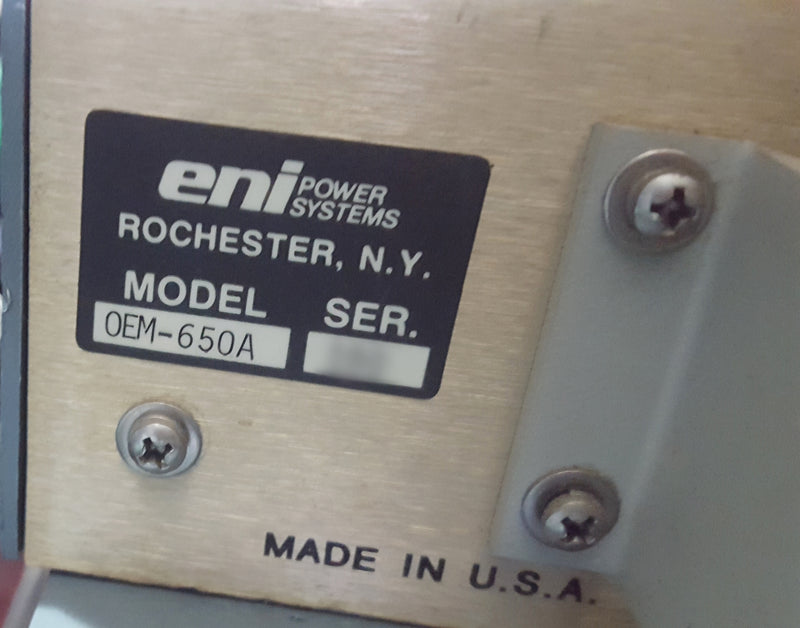 ENI OEM 650 A RF Power Supply
