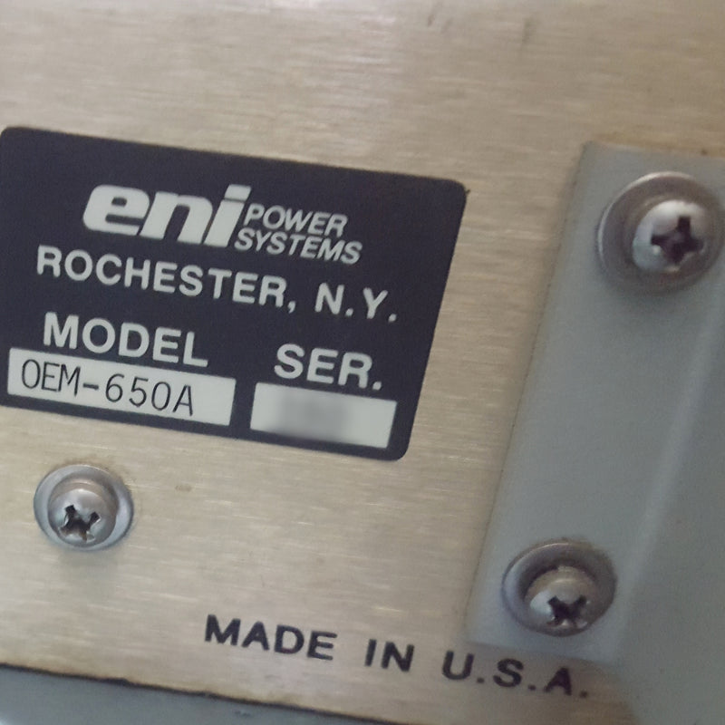 ENI OEM 650 A RF Power Supply