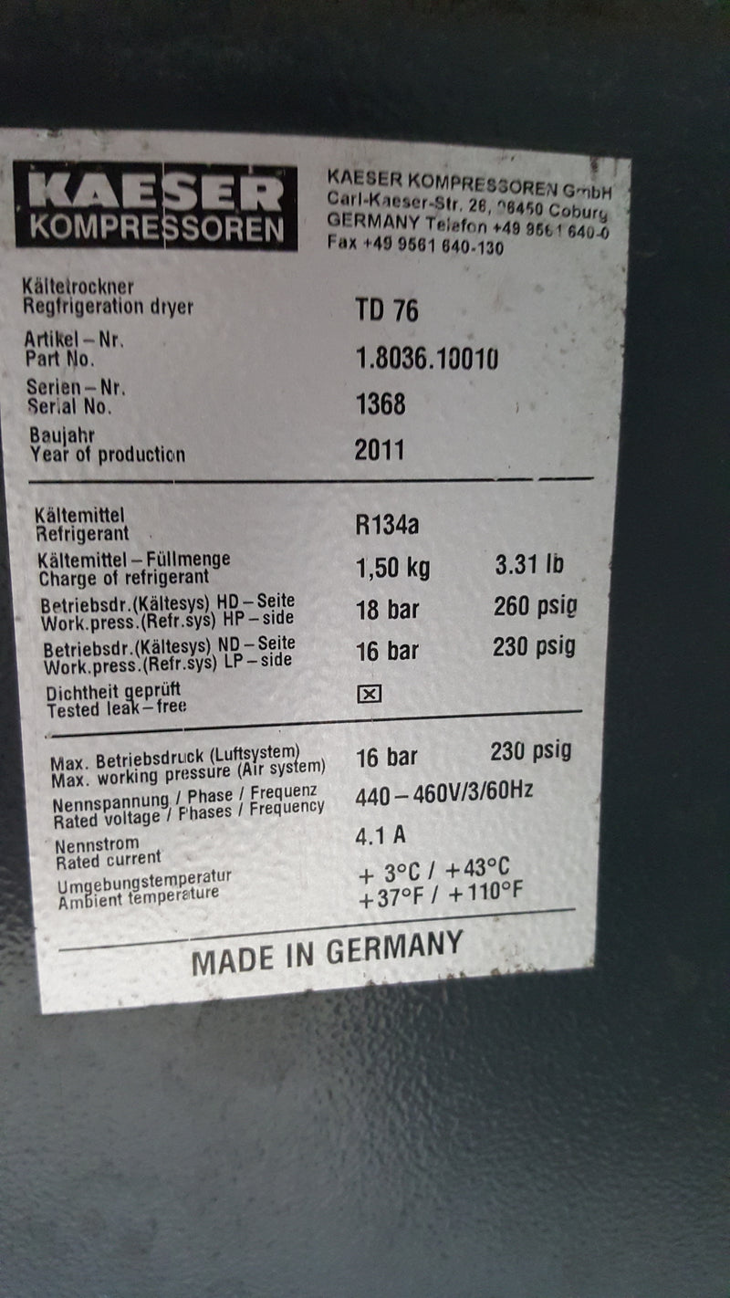 Kaeser Air Compressor