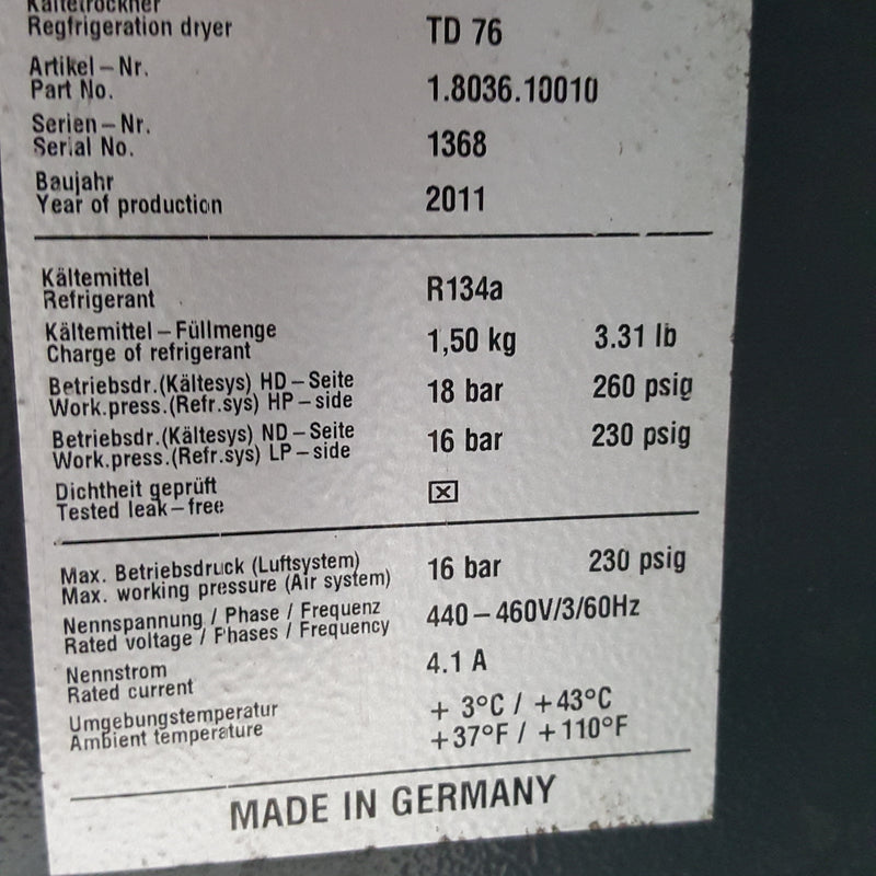 Kaeser Air Compressor