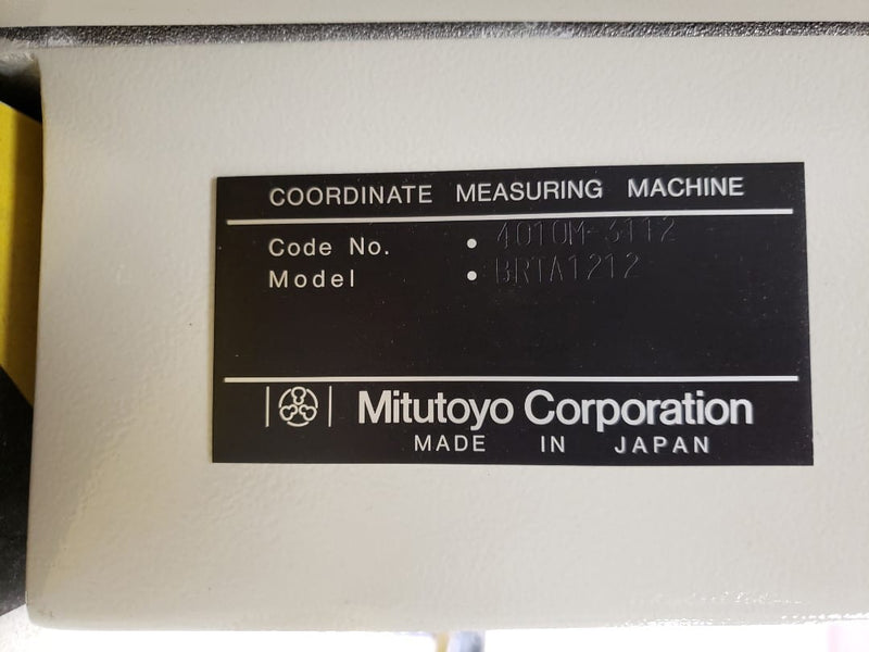 Mitutoyo Bright Apex 1212 CMM (Coordinate Measuring Machine)
