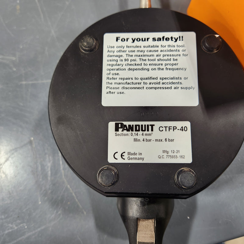 Panduit CTFP 40 Crimp Tool