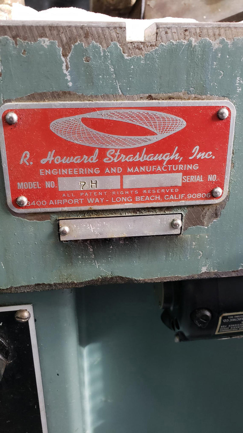 Strasbaugh 7 H Edger