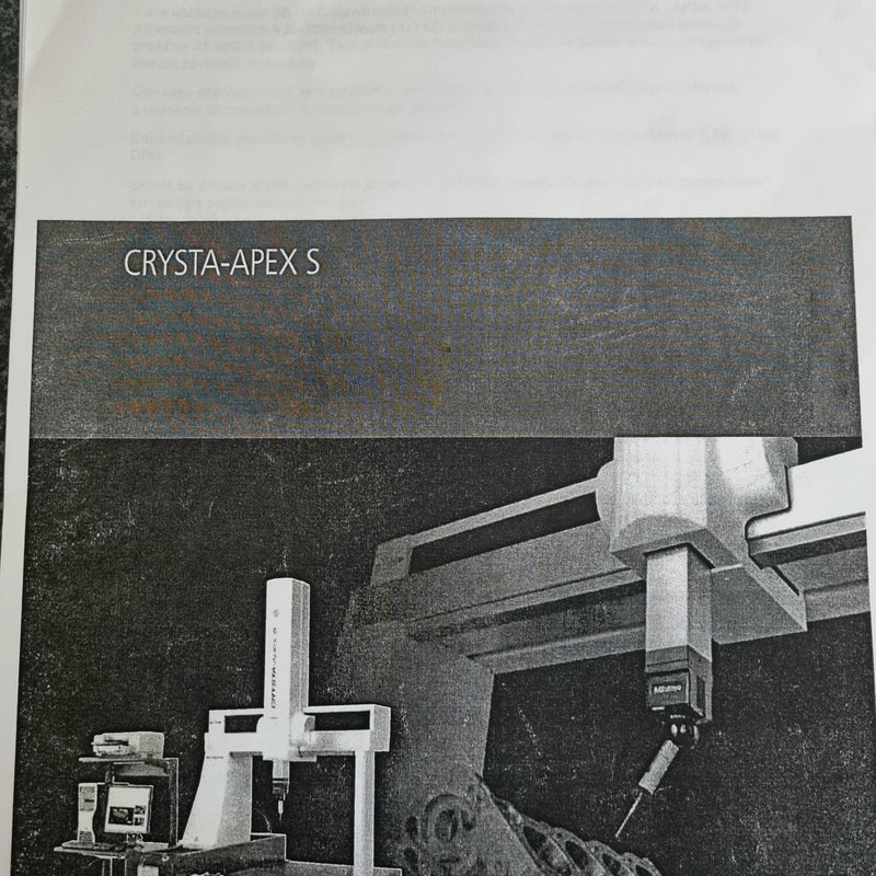 Mitutoyo Crysta Apex S 544 Measuring Table
