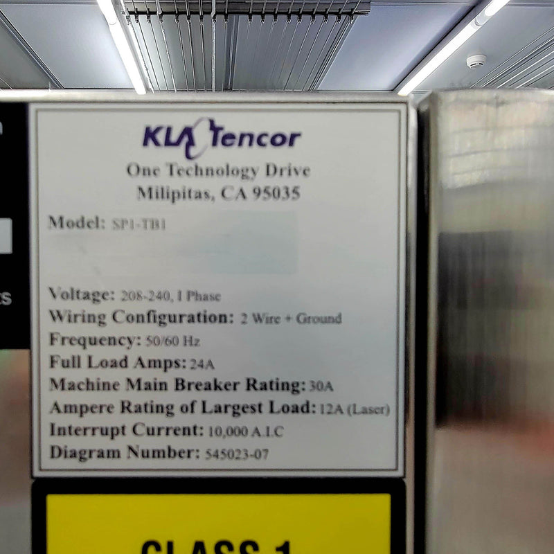 KLA Surfscan SP 1 TBI Particle Defect System