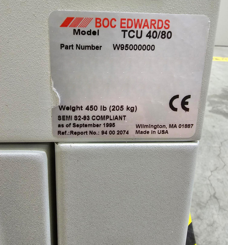 BOC Edwards TCU 40 / 80 Chiller