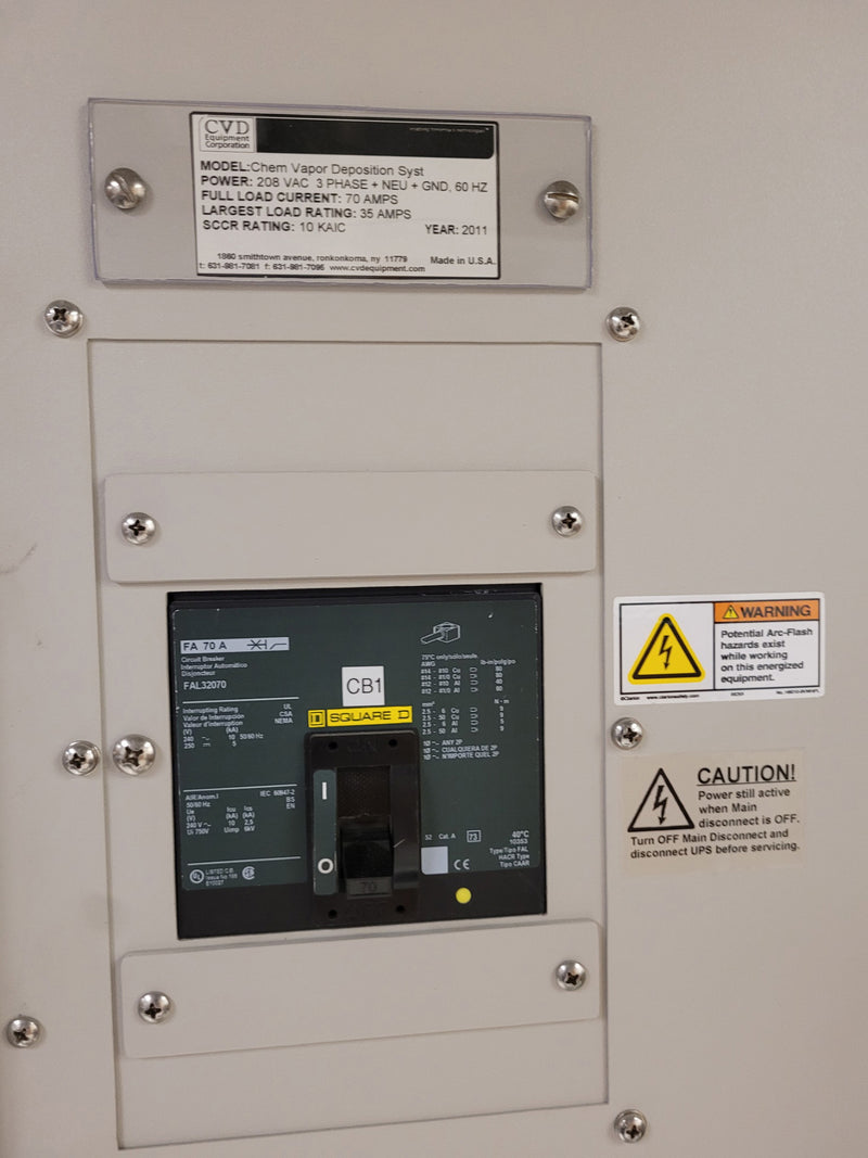 CVD Equipment CVD (Chemical Vapor Deposition)