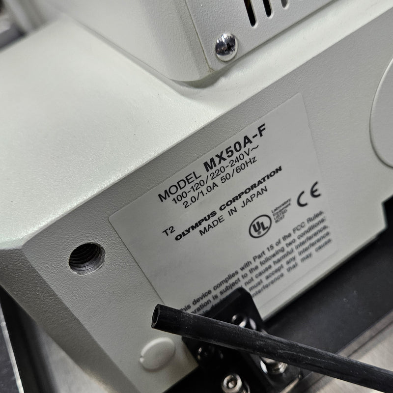 Olympus MX 50 A-F AL 110 L 6 Microscope