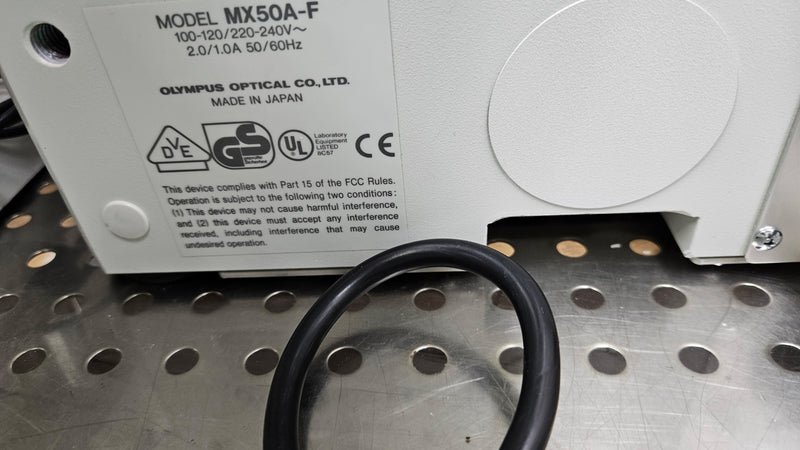 Olympus MX 50 A-F AL 100 NLM 8 Microscope