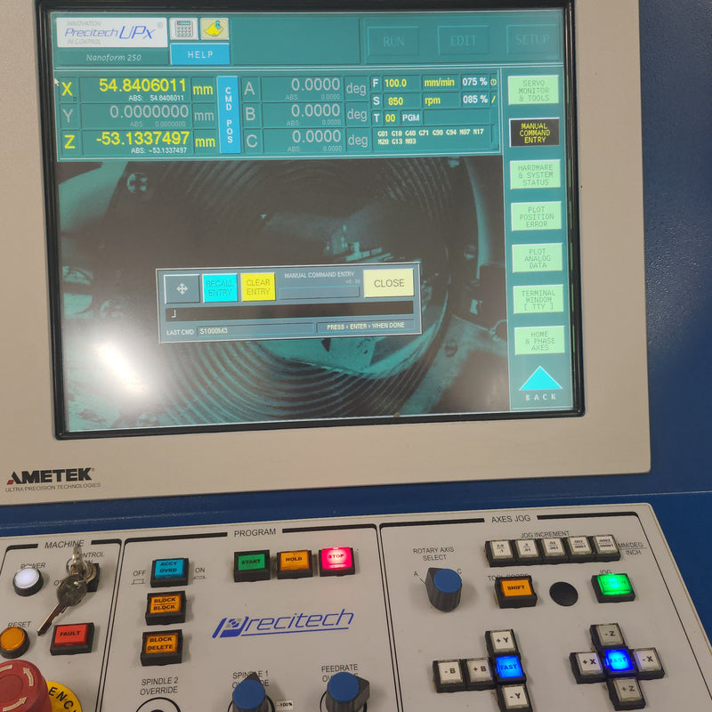 Precitech Nanoform 250 Ultra Ultrapath Machine