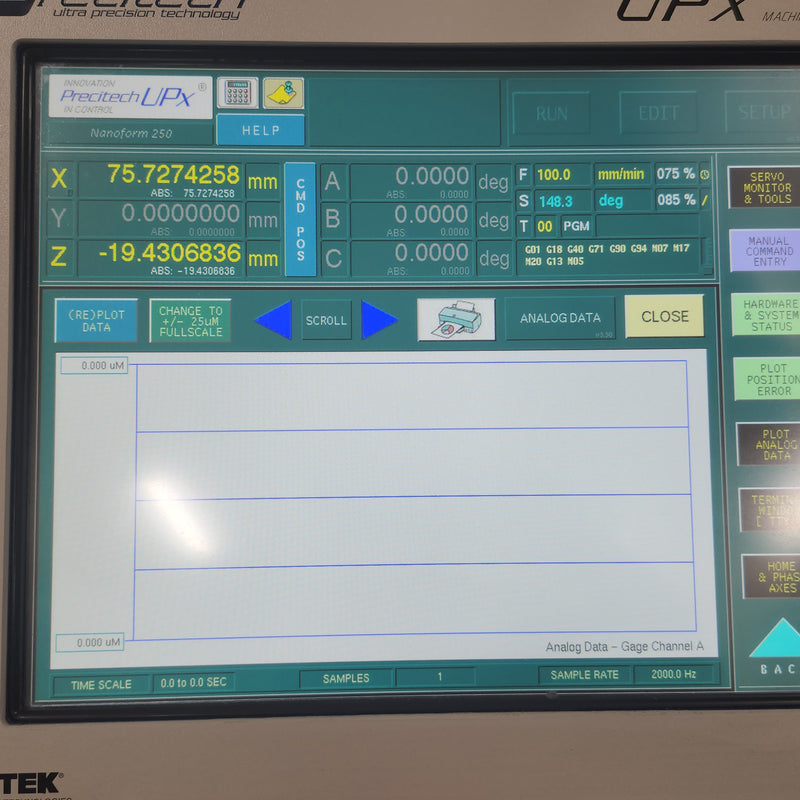 Precitech Nanoform 250 Ultra Ultrapath Machine
