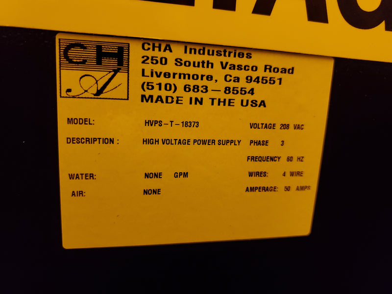 CHA Mark 50 Vacuum Evaporator