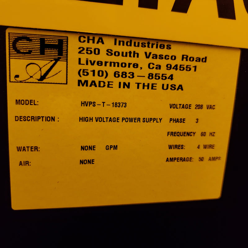 CHA Mark 50 Vacuum Evaporator