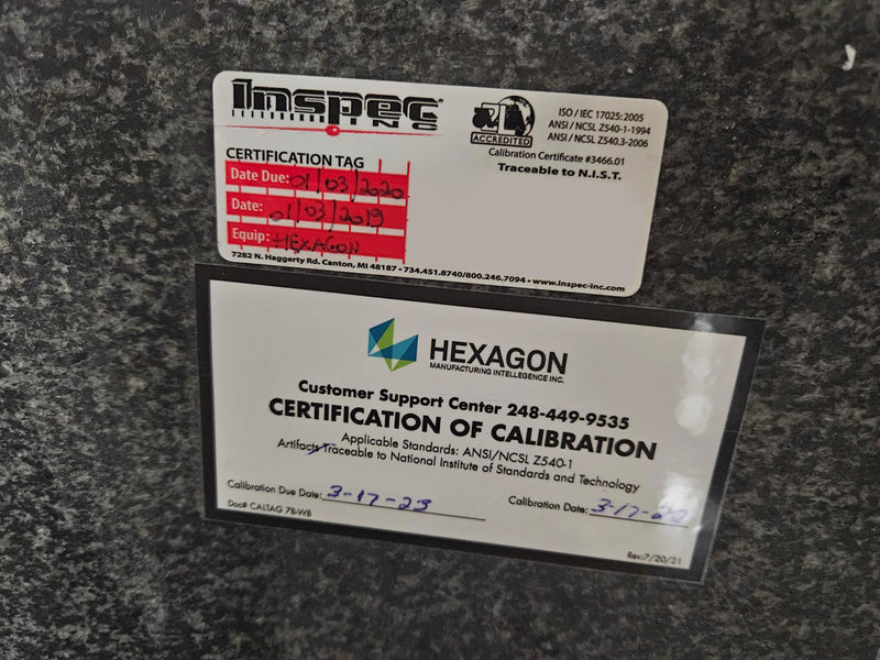 Hexagon Optiv Advantage CMM (Coordinate Measuring Machine)