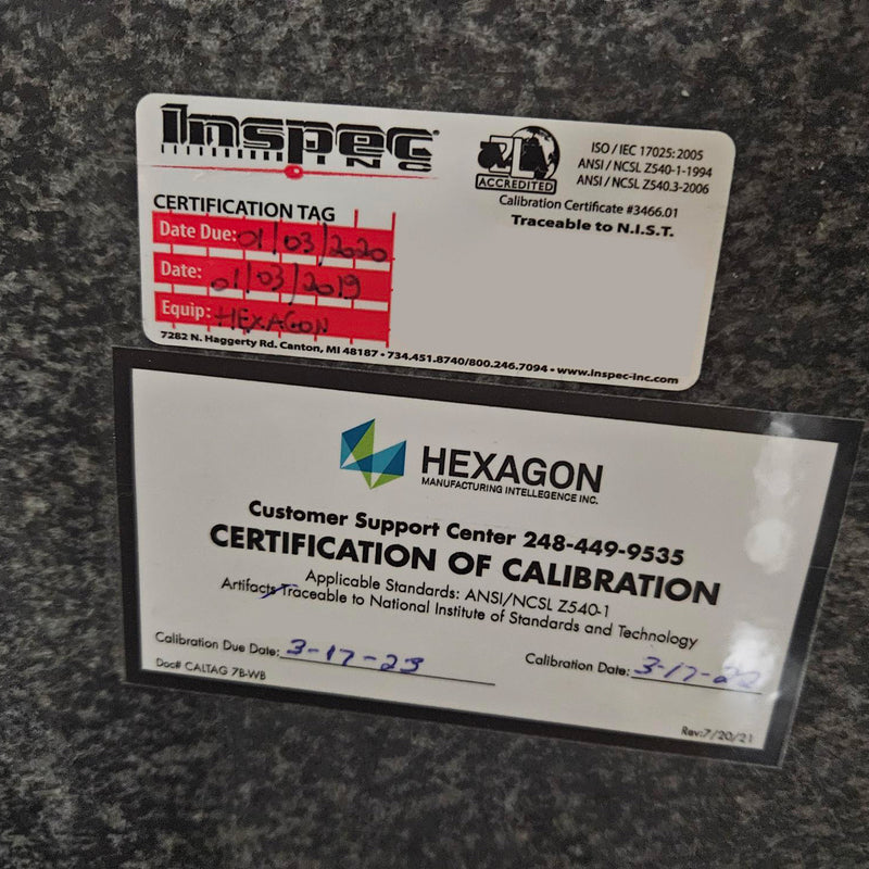 Hexagon Optiv Advantage CMM (Coordinate Measuring Machine)