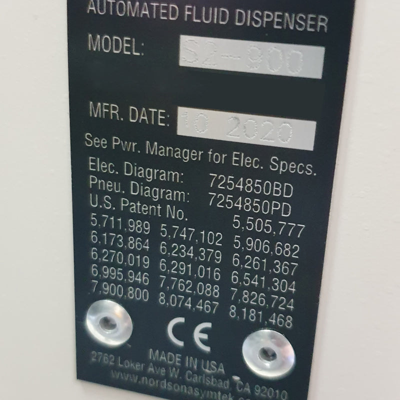 Nordson S 2 900 UV Glue Dispenser