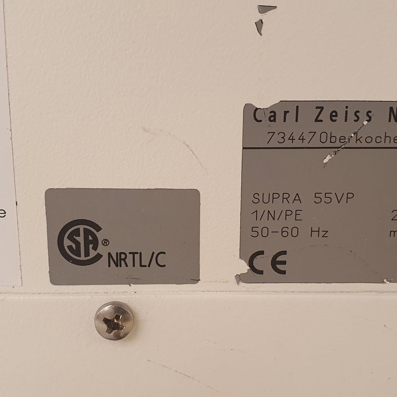 Zeiss Supra 55 VP SEM (Scanning Electron Microscope)