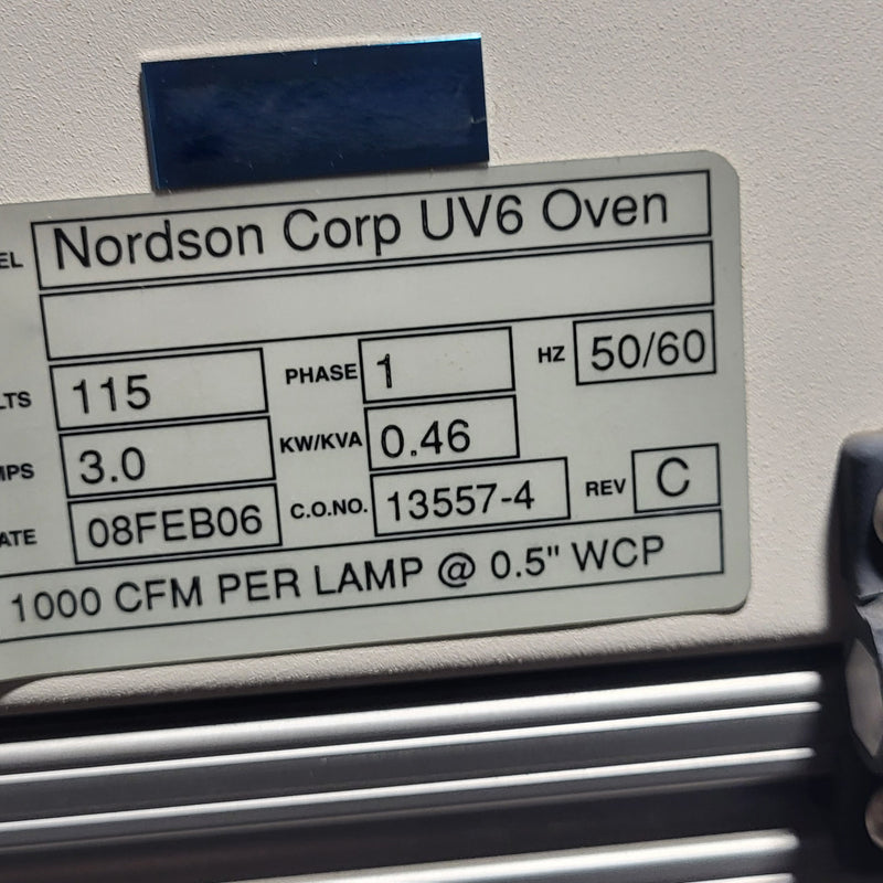 Nordson / Asymtek UV 6 Oven