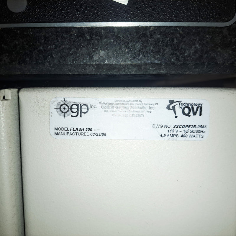 OGP (Optical Gaging Products) SmartScope Flash 500 Vision System