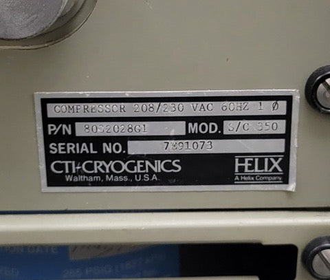 CTI SC 350 Compressor