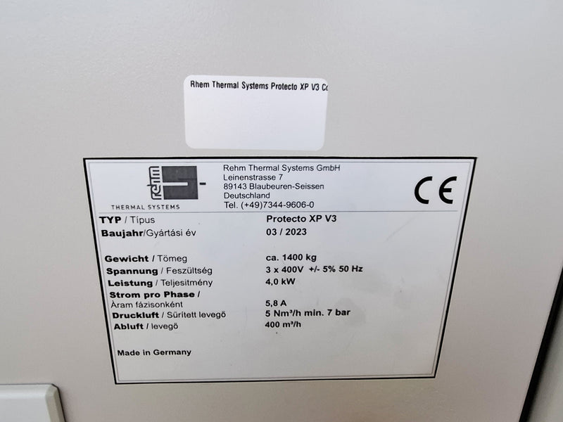 Rehm Protecto XP V 3 Conformal Coater