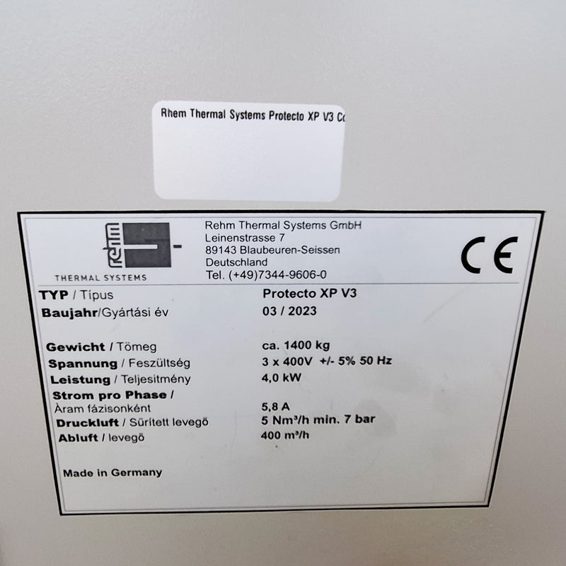 Rehm Protecto XP V 3 Conformal Coater