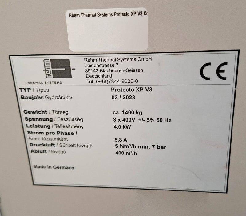 Rehm Protecto XP V 3 Conformal Coater