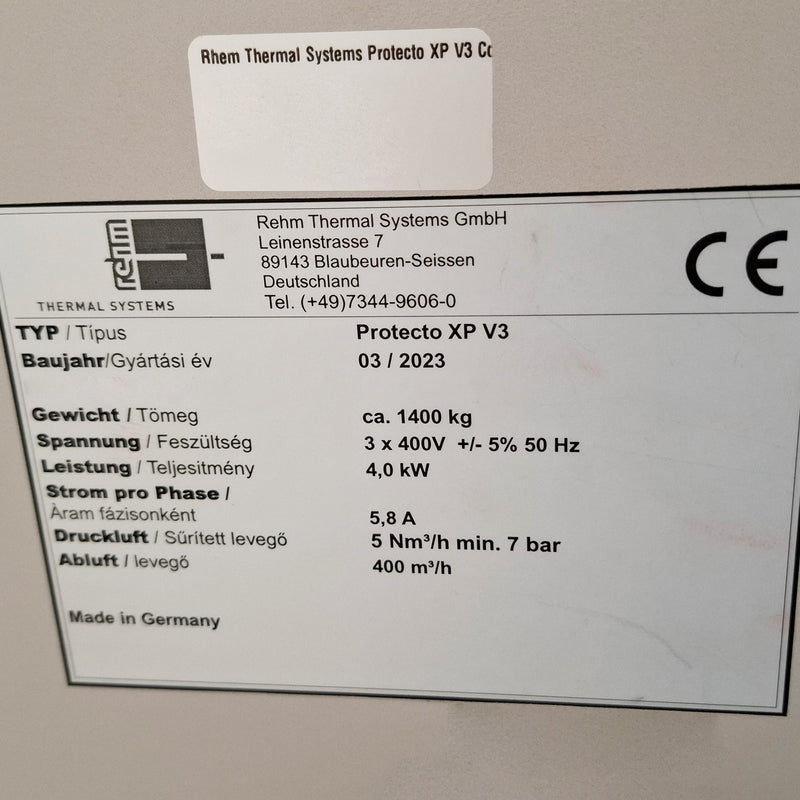Rehm Protecto XP V 3 Conformal Coater