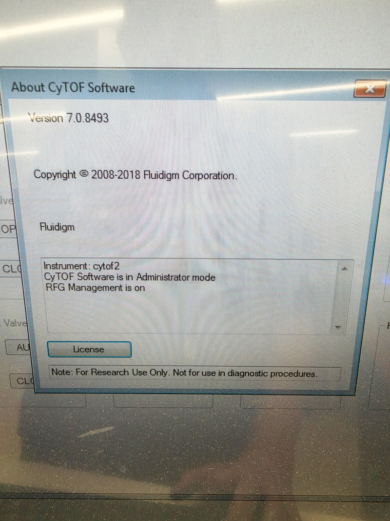 Fluidigm Helios CyTOF 2 Mass Cytometer